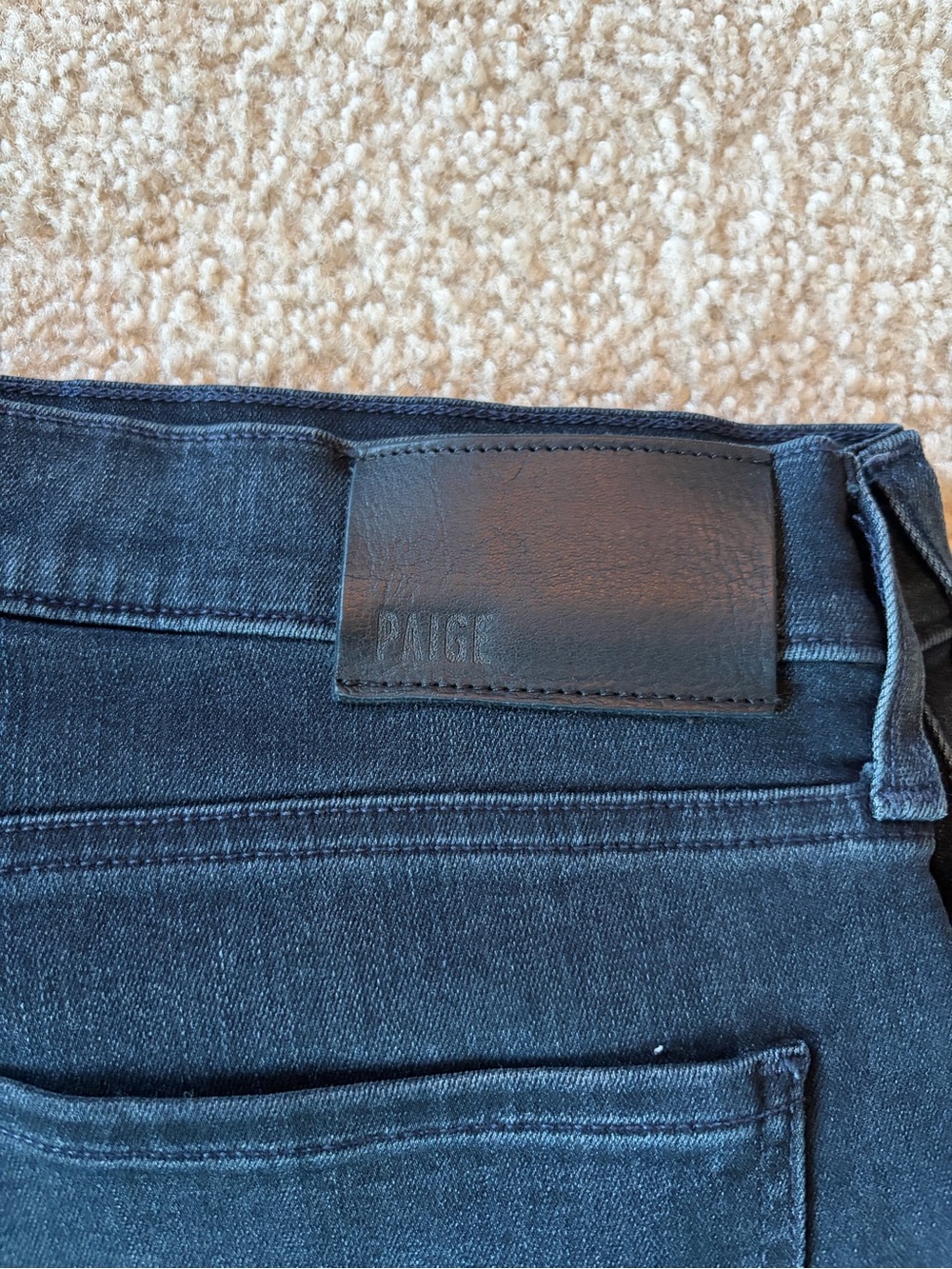 PAIGE Men's Federal Dark Navy Jeans 34x34